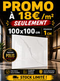 Calacatta polis 100x100 10mm d’épaisseur