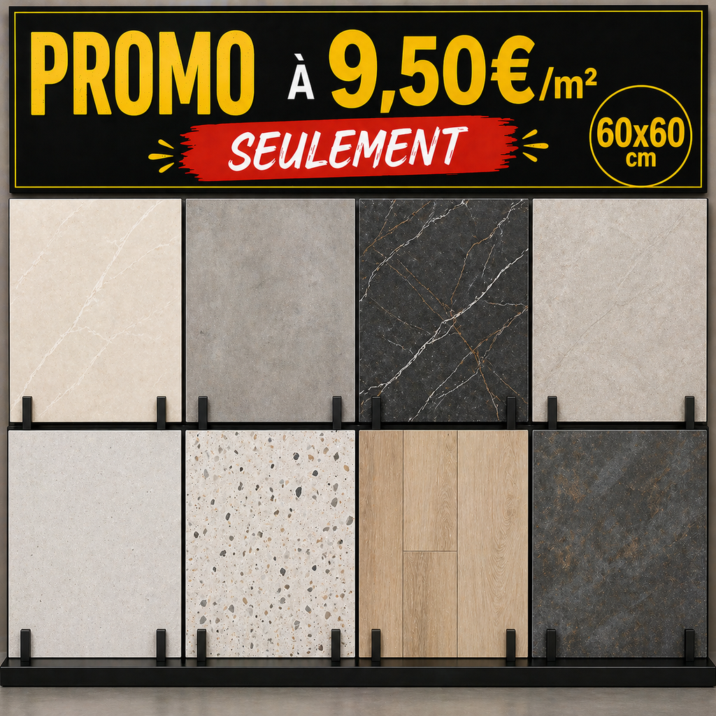 LOT ENTIER 60x60 plusieurs coloris