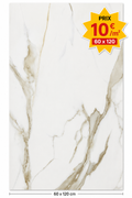 LOT calacatta gold satiné 60x120