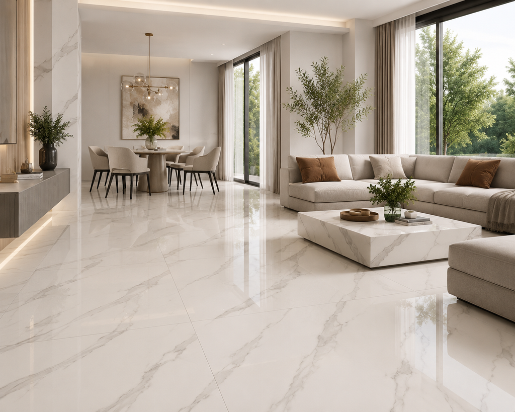 Lot 100x100 calacatta POLIS